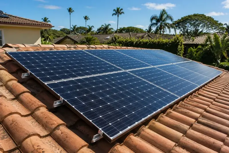 Installation de panneaux solaires à Neffiès